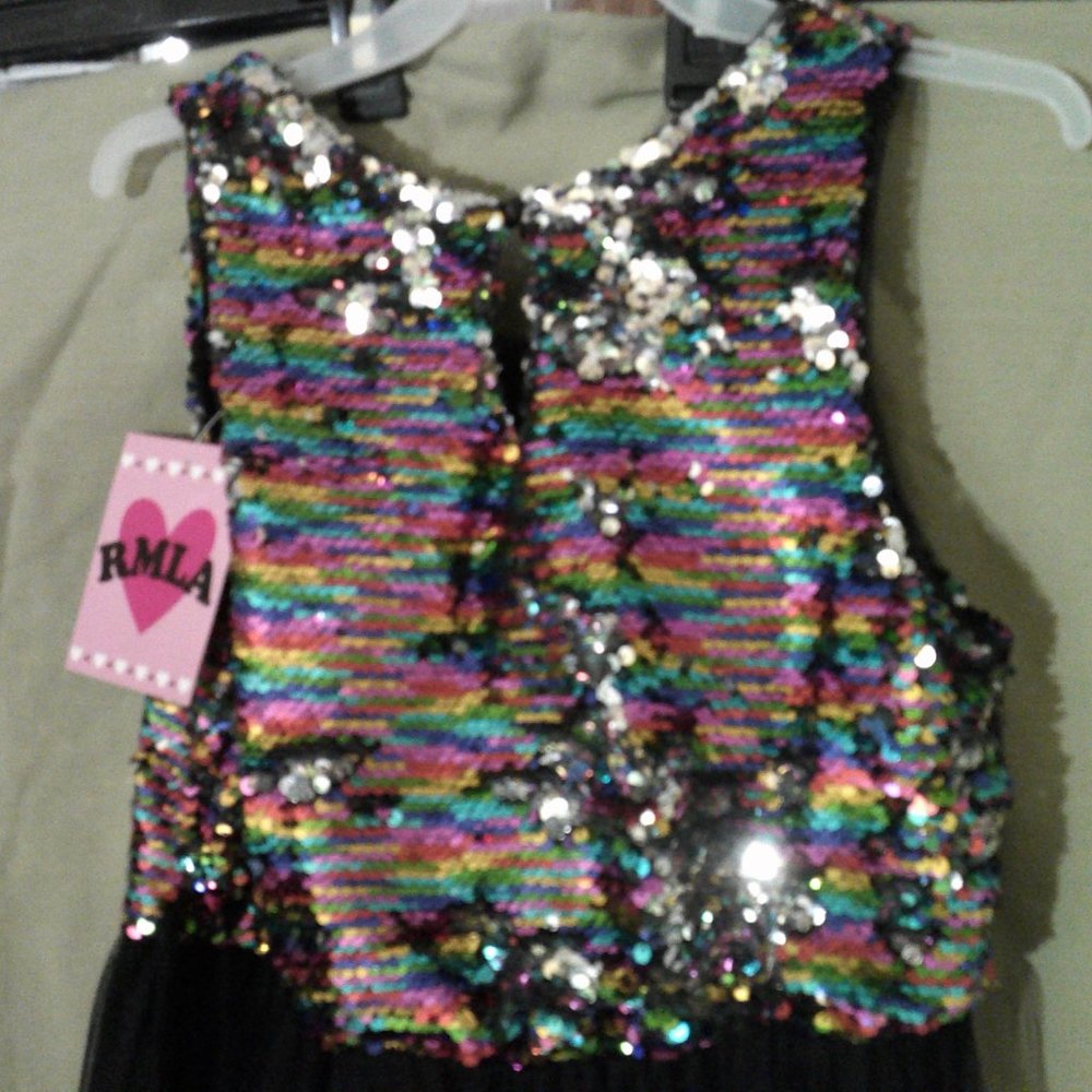 Rainbow Glamour Dress